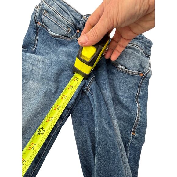 Mavi Jeans Womens 30x29 Blue Denim Slim Straight Leg Medium Wash Low Rise Faded - Picture 9 of 12